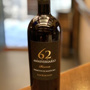 San Marzano Primitivo di Manduria 62 Anniversaire