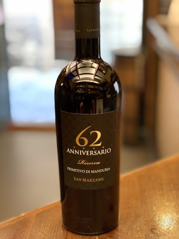 San Marzano Primitivo di Manduria 62 Anniversary